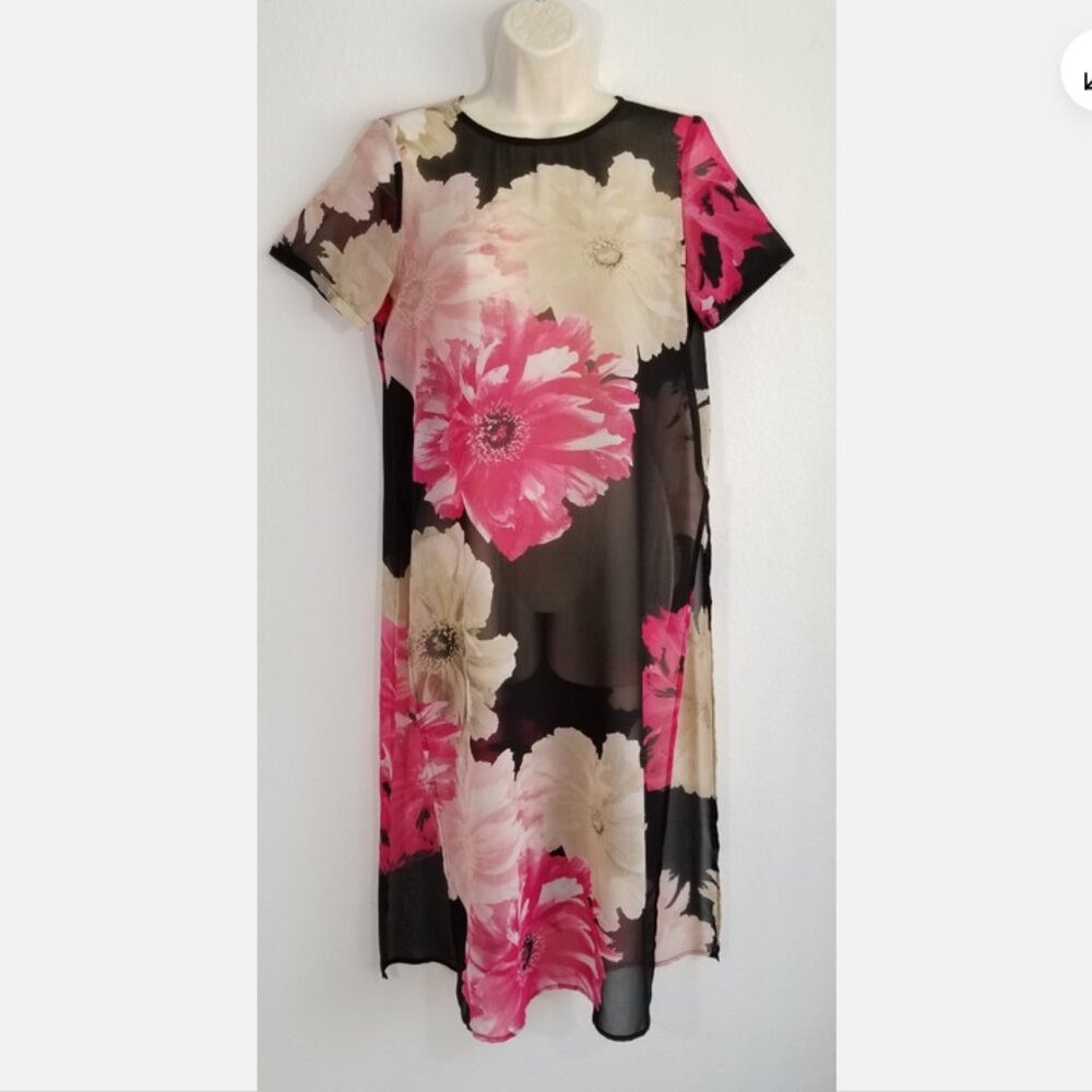CALVIN KLEIN Long Tunic Top Blouse 6563E1M